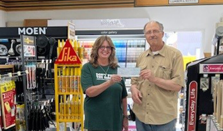 White Mountain Lumber Donates $1,150 to Food Bank of Sweetwater County