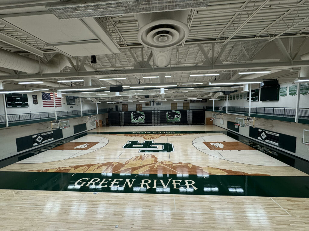 New Floor Unveiled at Green River High School Just in Time for Home Volleyball Opener