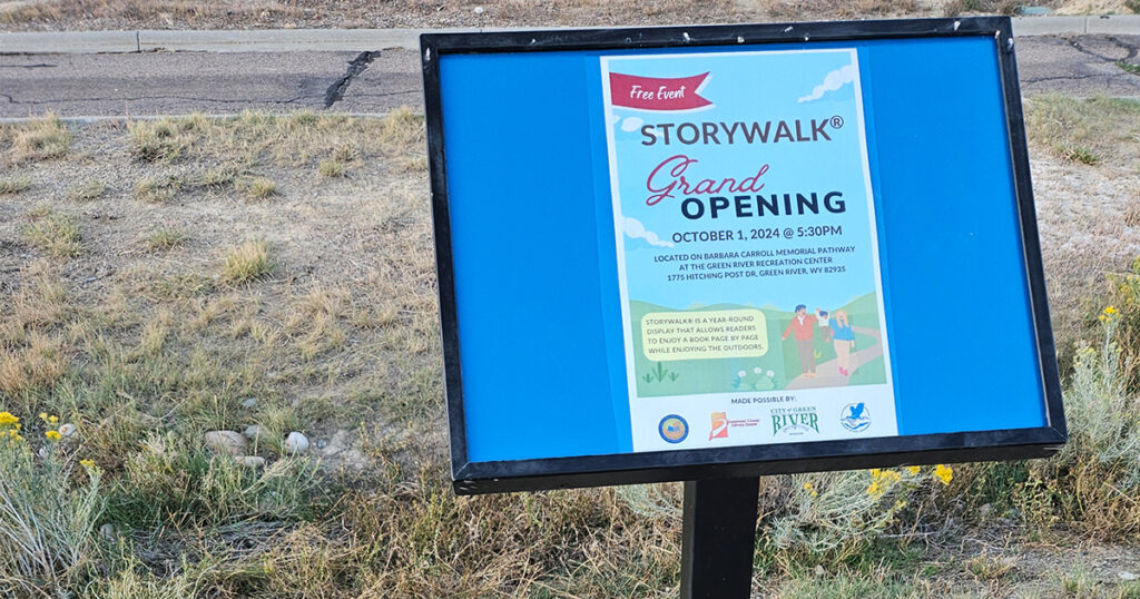 Green River Promotes Literacy with Outdoor Picture Book Display