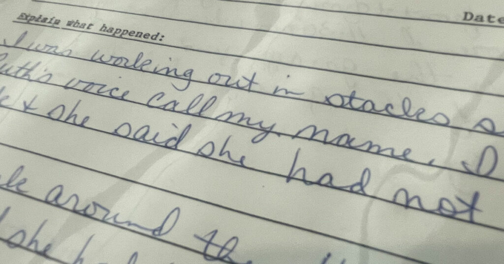 Into the Ghost Log, the Record of a Library’s Spiritual Activity