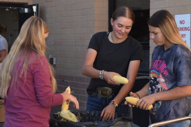 Aw, Shucks! SCSD No. 2 Serves Wyoming Grown Corn for Farm to School Month