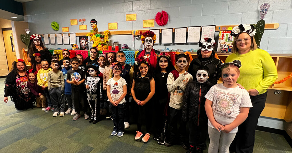 Stagecoach Elementary Students Celebrate Dia de los Muertos
