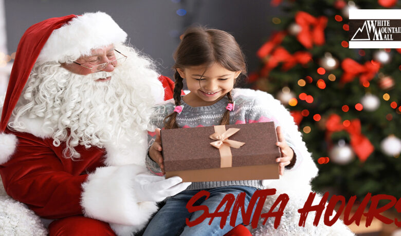 White Mountain Mall Invites you to Visit Santa