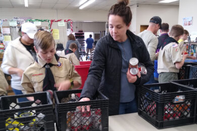 Scouting For Food Brings in Over 6,000 Pounds of Food
