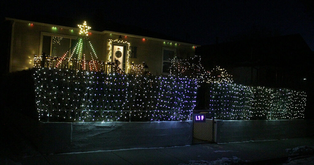 A Ridge Avenue Christmas Display Continues to Change after 9 Years
