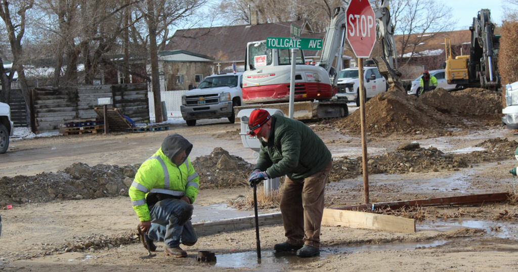 Jamestown Cleans Up After Waterline Break Tuesday