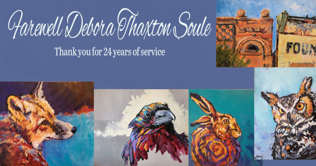 Community Fine Arts Center Bids Farewell to Debora Soule