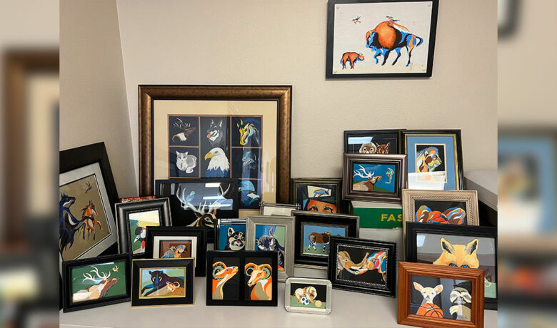 Artist Donates Paintings to MHSC Waldner House 