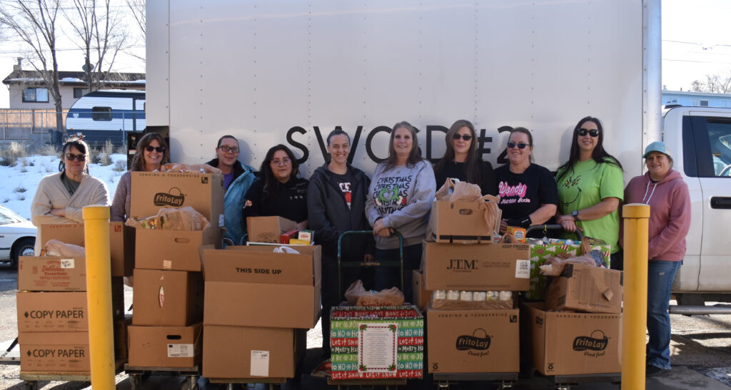 SCSD No. 2 Donates Over 965 Pounds of Food to Green River Food Bank