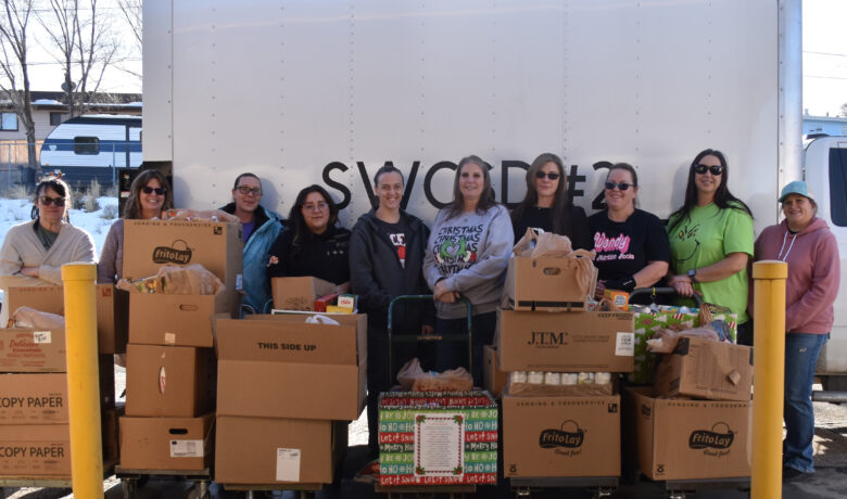 SCSD No. 2 Donates Over 965 Pounds of Food to Green River Food Bank