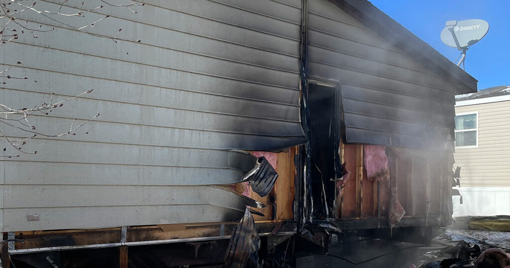 RSFD Extinguishes Trailer Fire Monday Afternoon
