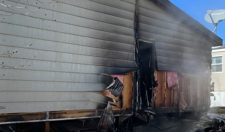 RSFD Extinguishes Trailer Fire Monday Afternoon