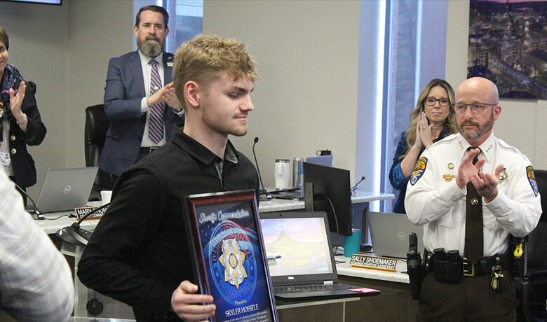 Lifesaving Act Honored During Commissioners Meeting