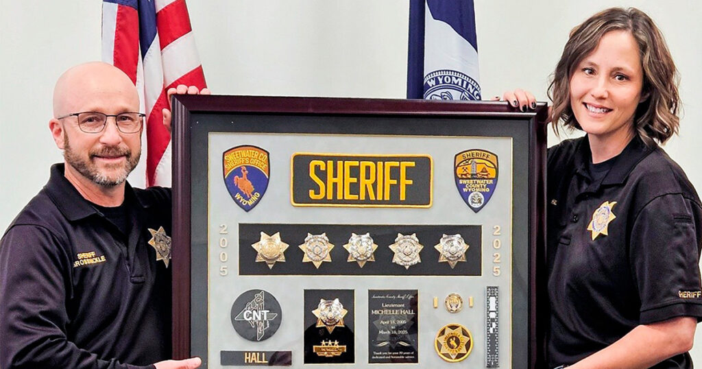 Michelle Hall Retires from Sweetwater County Sheriff’s Office
