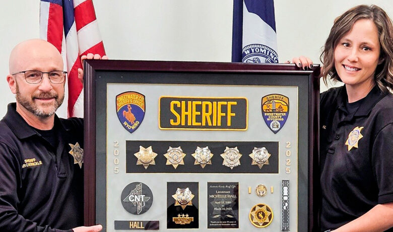 Michelle Hall Retires from Sweetwater County Sheriff’s Office