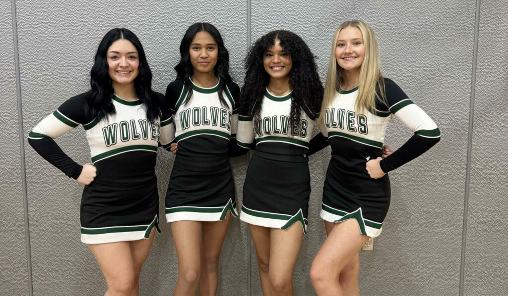 Wolves Cheer Team Gears Up for State with Precision, Passion, and All-State Honors