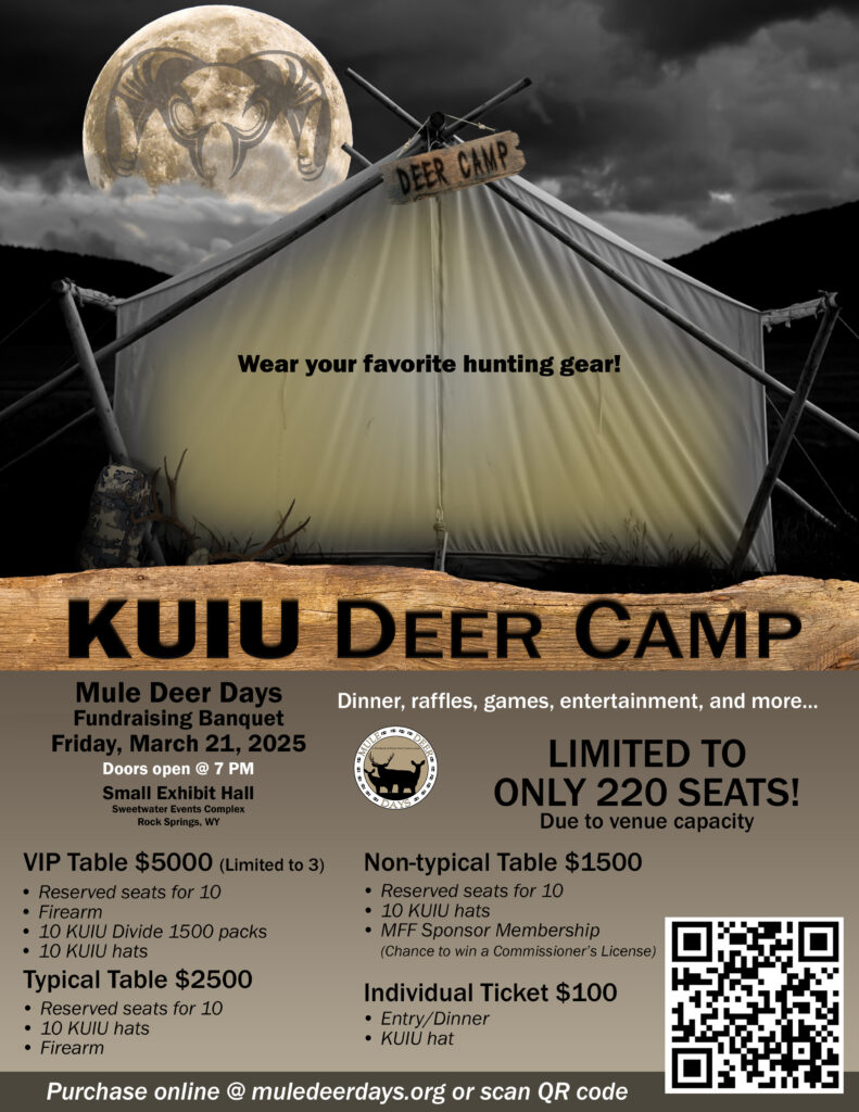 Muley Fanatic Foundation and Wyoming Game and Fish Department to
