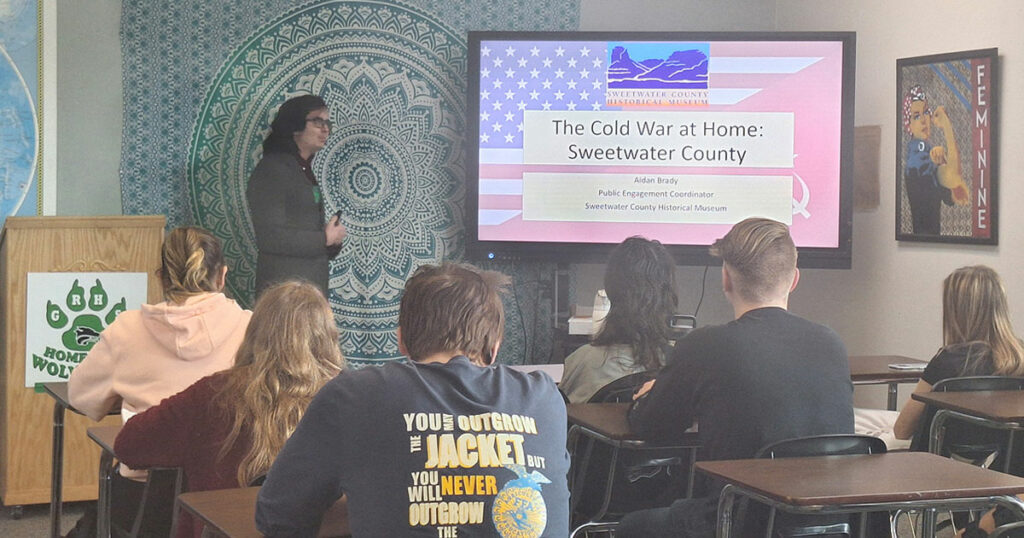 GRHS Students Learn About the Cold War’s Impacts on Wyoming