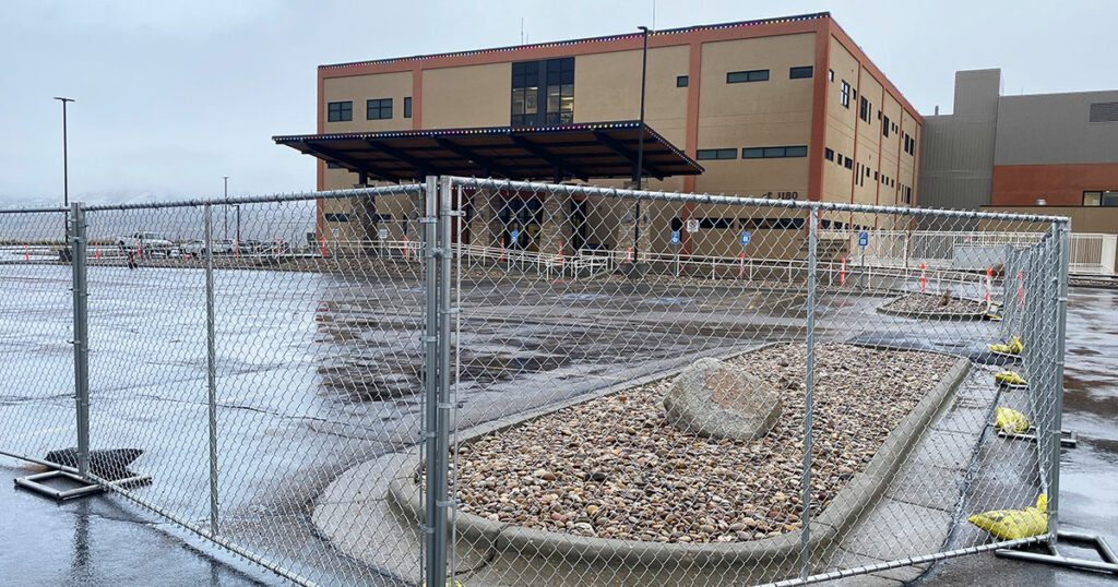 Specialty Clinics Parking Lot Under Construction