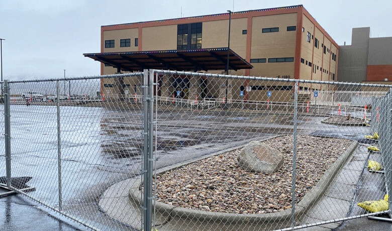 Specialty Clinics Parking Lot Under Construction