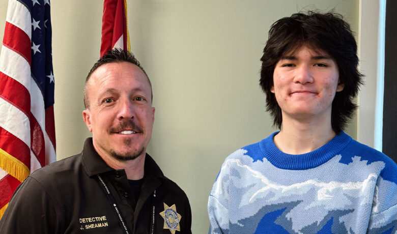 Rock Springs Teen Honors Retiring Detective at His Graduation