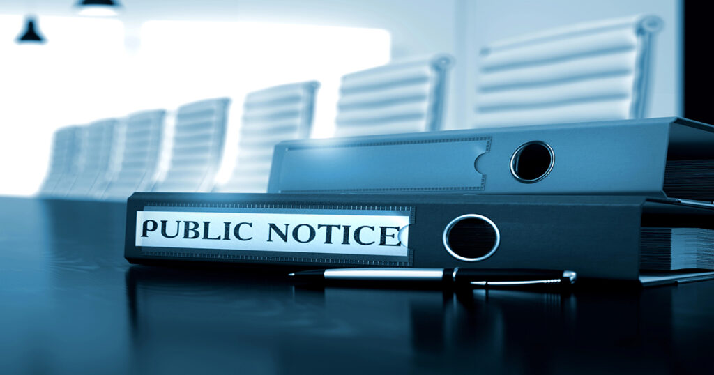 Public Notice