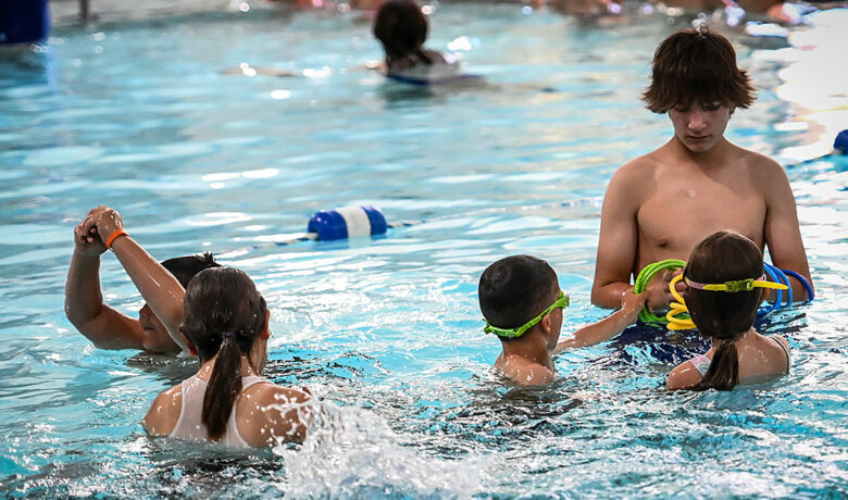 World’s Largest Swimming Lesson Attracts More than 50 in Green River