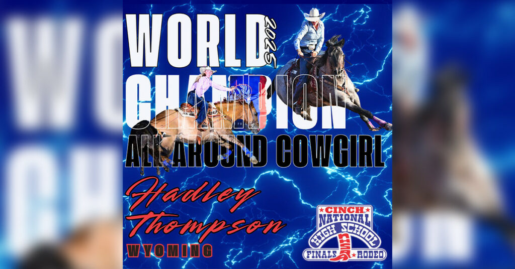 Yoder’s Thompson Claims Three World Titles at NHSFR