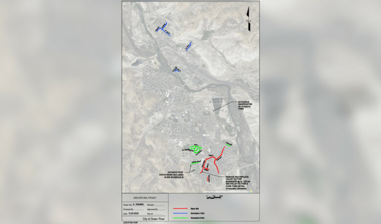 Chip Seal Work Scheduled to Begin July 22 in Green River