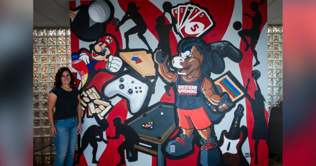 Game Room Murals Offer Student a Chance to Give Back