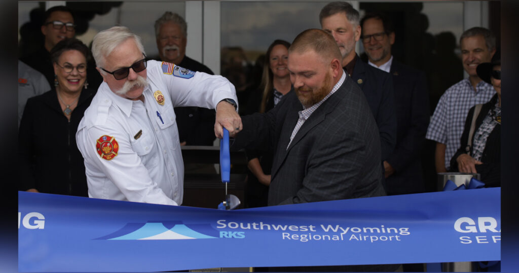 State and Local Leaders Celebrate $43 Million Renovation at Southwest Wyoming Regional Airport