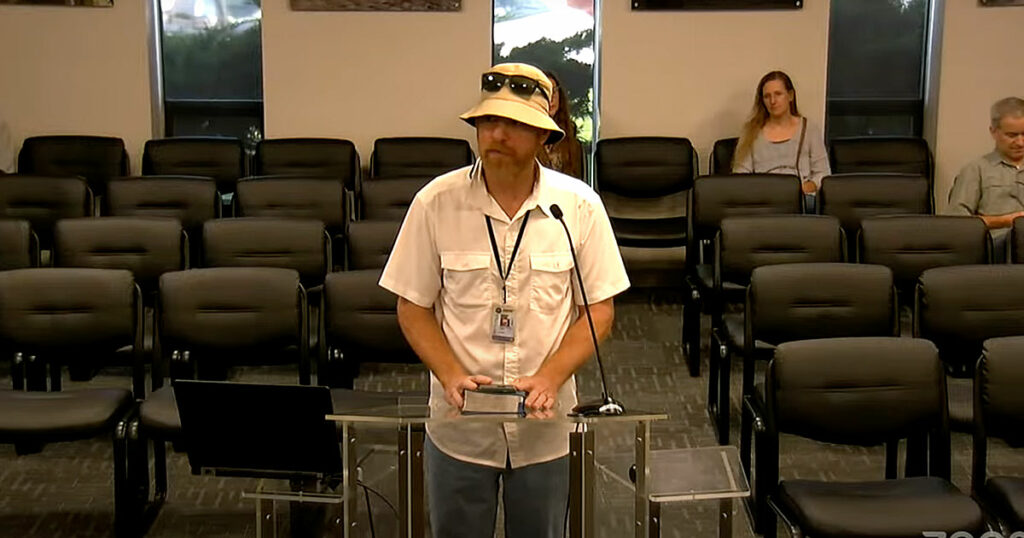 Alt-Right Militia Founder Approaches Local Government Officials