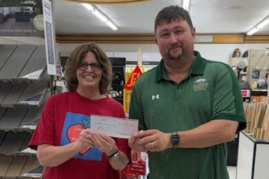 Food Bank Receives Donation from White Mountain Lumber