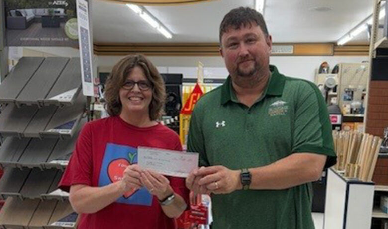 Food Bank Receives Donation from White Mountain Lumber
