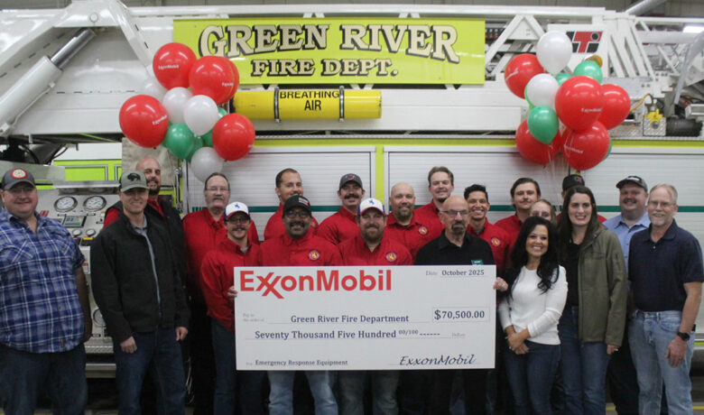 Green River Firefighters Receive $70K Donation from ExxonMobil
