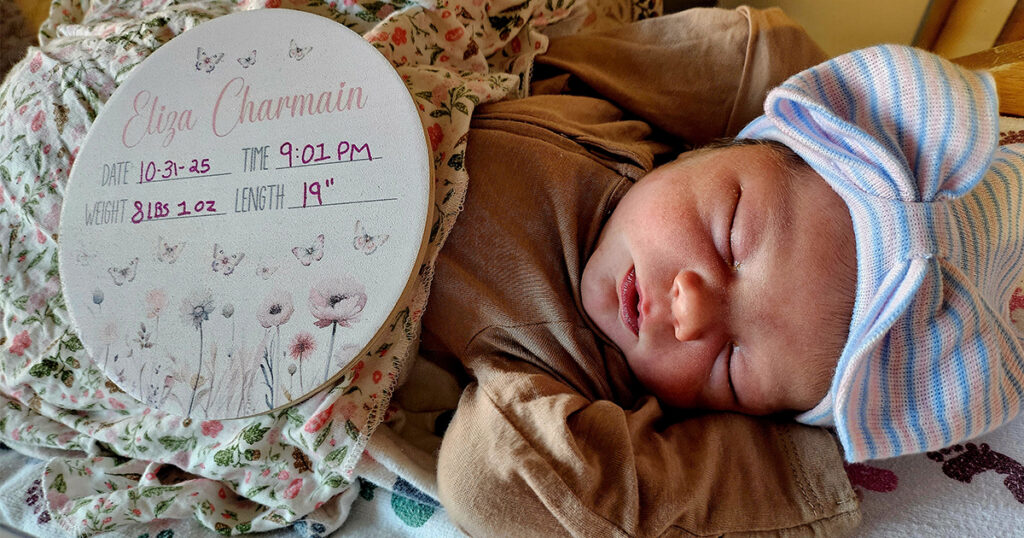 Birth Announcement: Eliza Charmain Foote