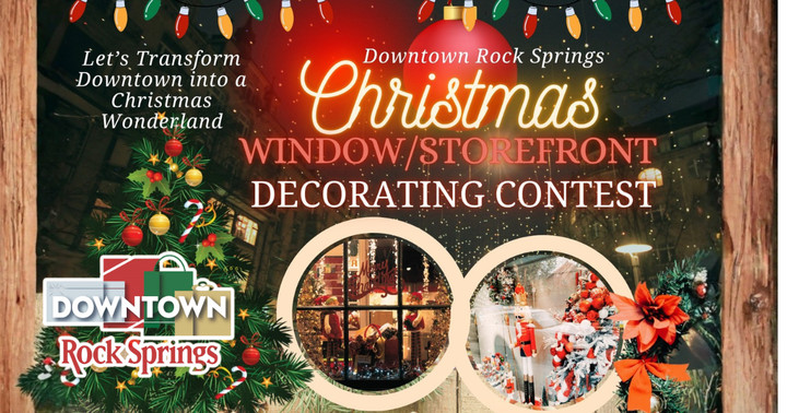Enter Downtown Rock Springs Christmas Window/Storefront Decorating Contest