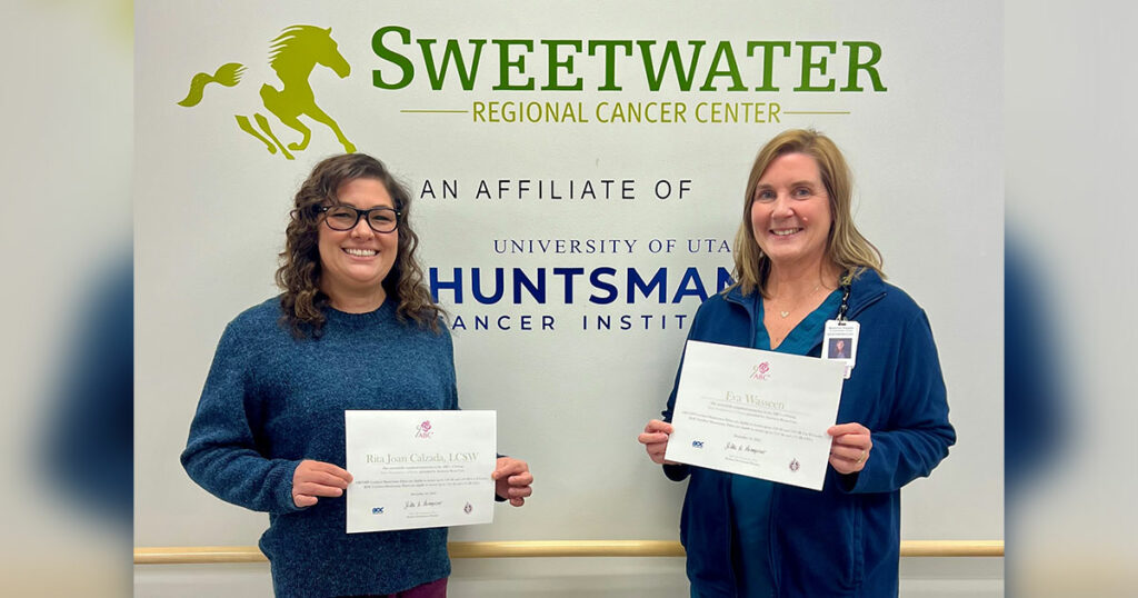 Two receive certification to offer Breast Boutique at Cancer Center