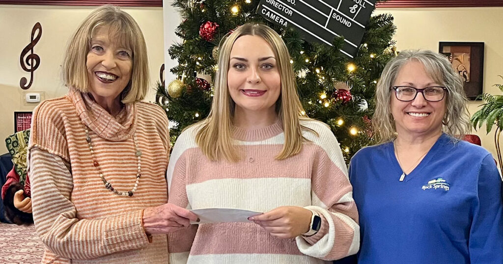 Intern Honored for Work with Rock Springs URA