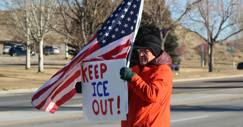 ICE Protest Following Minnesota Death Draws Residents