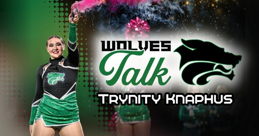 Wolves Talk: Trynity Knaphus With Wolf Pack Dance Team