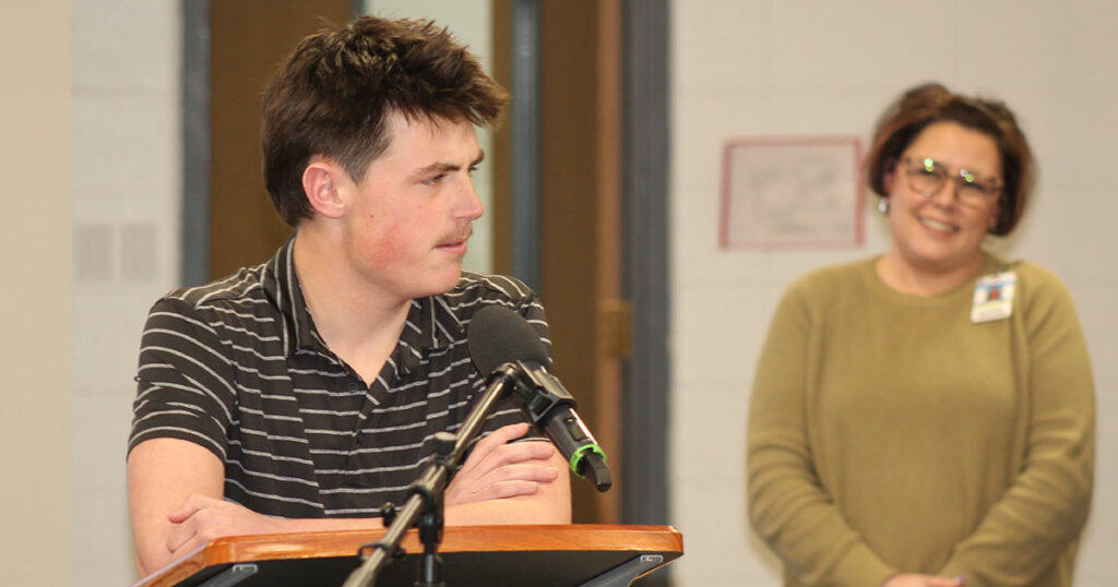 School Board Recognizes Student for Flag Design