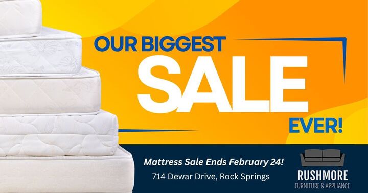 Check Out Rushmore Furniture’s BIGGEST Matress Sale of the Year