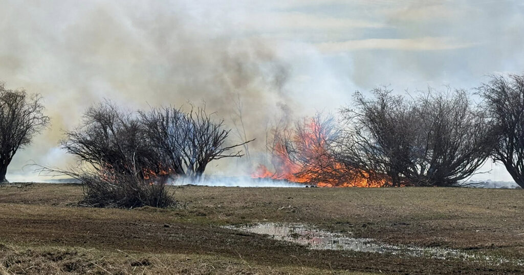 Fire in Bridger Valley Burns Boat, Truck, and 40 Acres