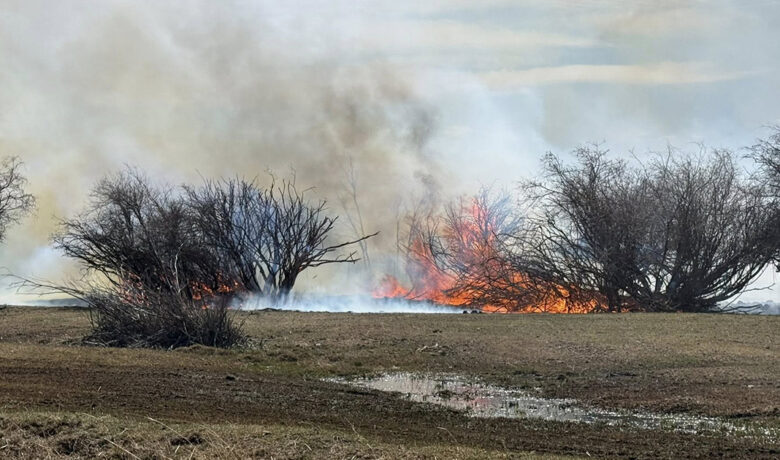 Fire in Bridger Valley Burns Boat, Truck, and 40 Acres