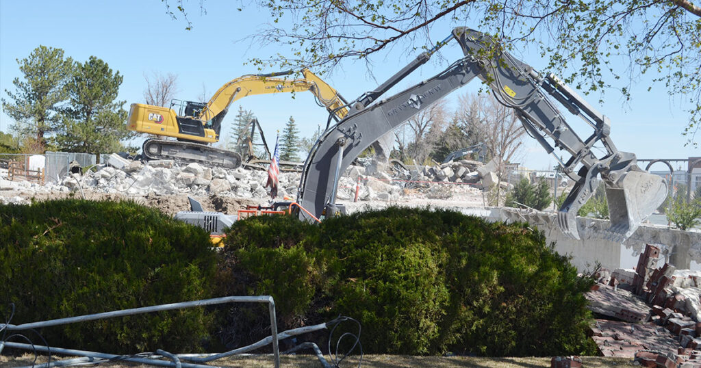 Demolition at Little America
