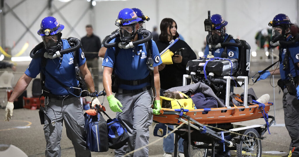 Mine Rescue Teams Put Skills to The Test in Annual Competition