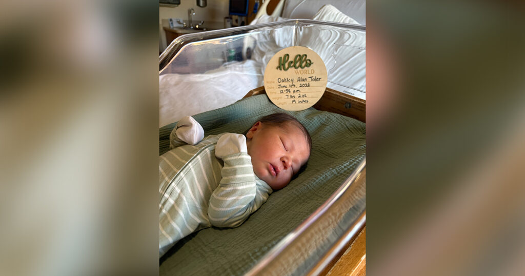 Birth Announcement: Oakley Alan Tolar