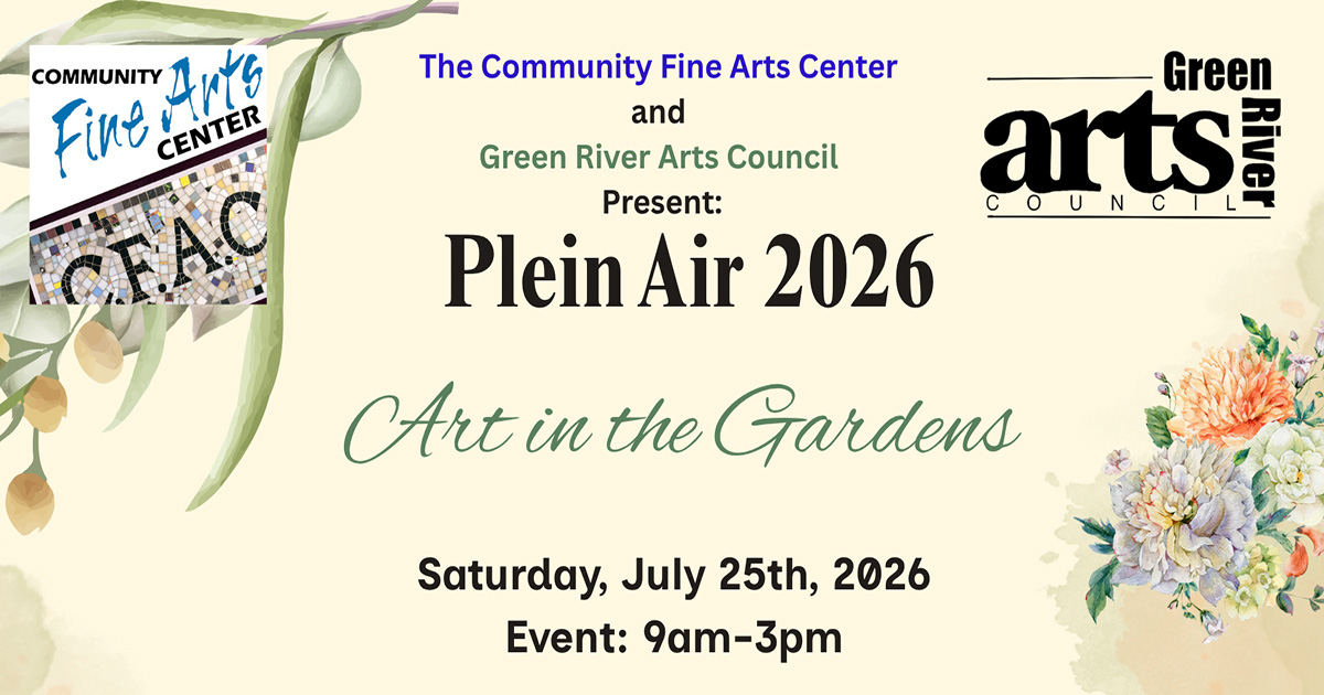 Sweetwater County Plein Air Competition Returns July 25, Partnering with the Green River Pond & Garden Tour