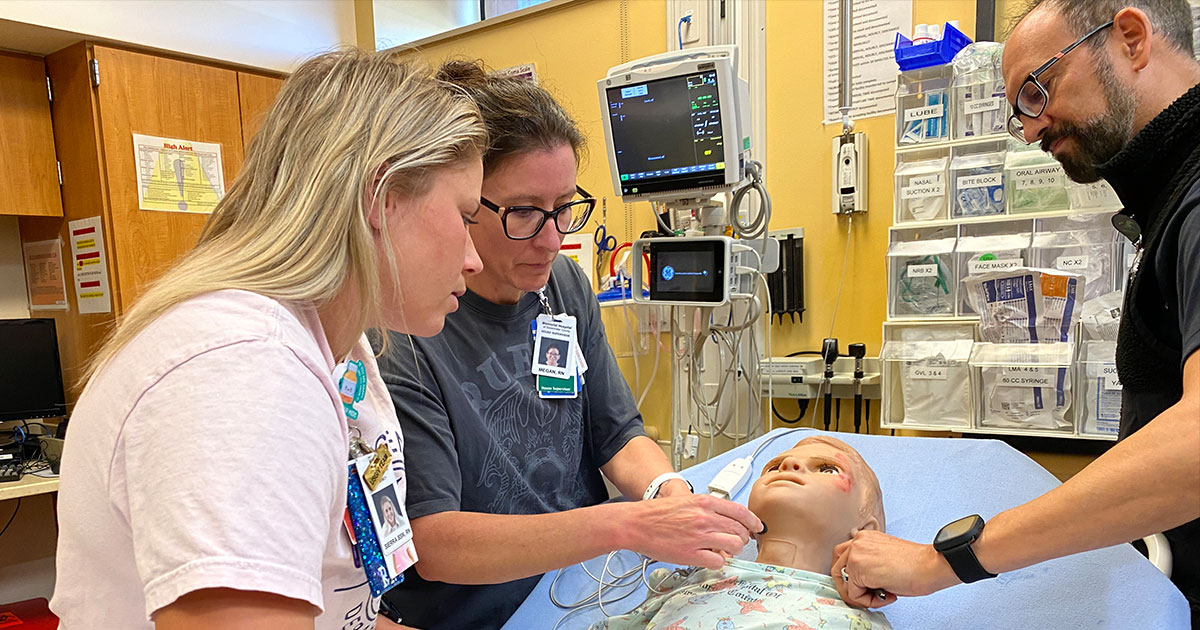 Hospital Hosts Emergency Simulation Training